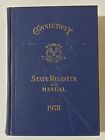 1978 Connecticut State Register and Manual Book With USA Constitution
