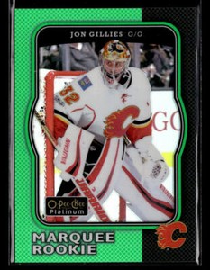 2017-18 O-Pee-Chee Platinum Retro Rainbow Green #R86 Jon Gillies /49