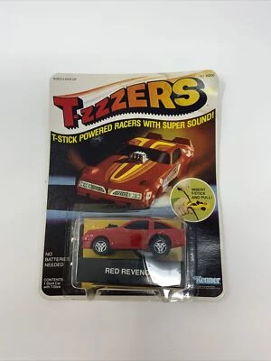 Kenner 1981 T-zzzers Red Revenge T-Stick Powered Racers Sealed - Image 1 of 4