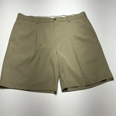 Pantalones Cortos de Golf Alan River Para Hombre Talla 40 Caqui Plisado Frontal Relajado Exterior Foto 1 de 4