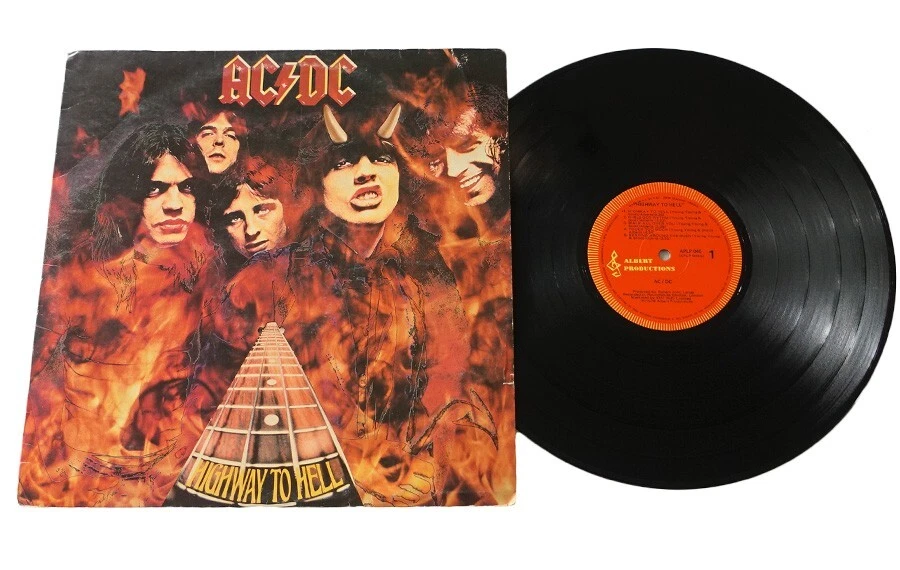 AC/DC Highway To Hell Vinyl LP Record New Zealand N.Z. 1979 Pressing EX- OOP - Image 1 of 4