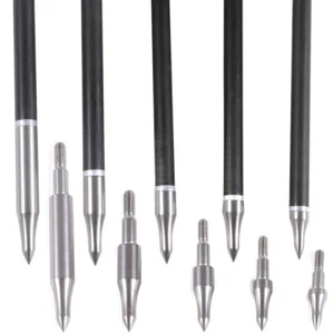 6/12 Archery Arrowheads 75-300 Grain Field Points Tips Broadhead Target Practice - Picture 1 of 13