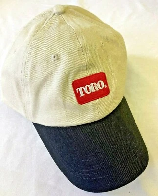 Boné de beisebol ajustável TORO Somerset bege e preto corte de grama - Imagem 1 de 4