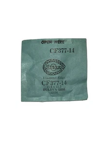 Vintage G-S Acrylic Watch Crystal Bulova 53555 53556 Diamond Edge CF377-14 - Picture 1 of 2