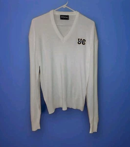 University California San Diego White Vintage Mens Pullover Sweater McBriar L - Picture 1 of 3