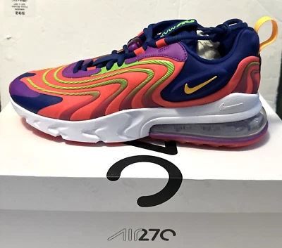 Nike Air Max 270 React Multi Color GS CD6870-600 Mens Shoes Sz 11.5 NWB - Image 1 of 4