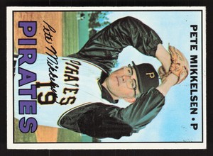 Pete Mikkelsen 1967 Topps #425 Pittsburgh Pirates VG-EX