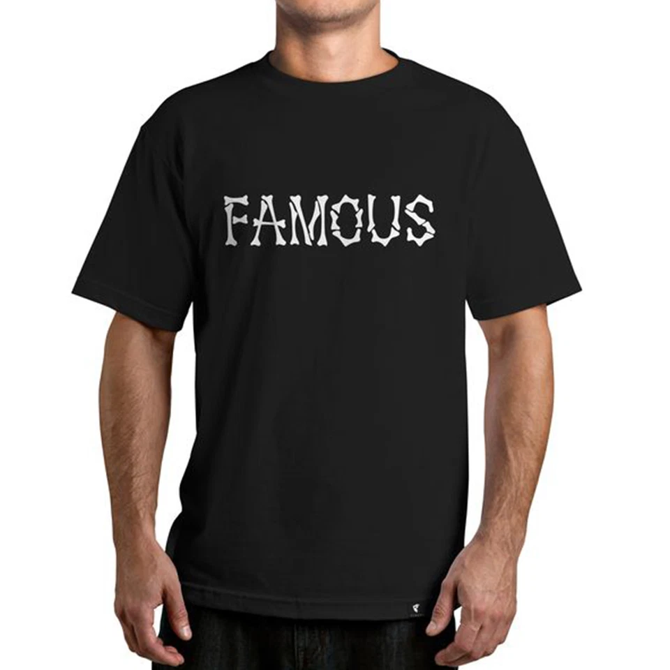 Nuevo Con/Etiquetas Famous Stars & Straps la Remains Camiseta Negro - Imagen 1 de 1