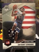 2020-21  Mosaic National Pride Rookie #252 Anthony Edwards - Timberwolves RC