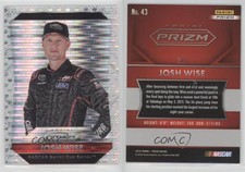 2016 Panini Prizm NASCAR White Flag Prizm /5 Josh Wise #43