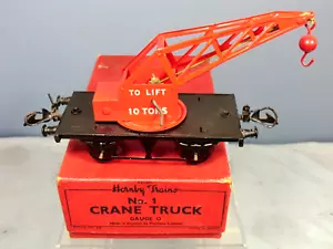 HORNBY '0' MODEL No.1 CRANE TRUCK VN MIB - Picture 1 of 1