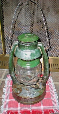 Antigua/Vintage EMBURY Nº2 LINTERNA PILOTO DE AIRE: Embury Mfg. Co., Varsovia, Nueva York EE. UU. Foto 1 de 4