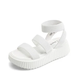 Girls Platform Wedge Sandals Lightweight Elastic Bands Summer Walking Sandals - Picture 1 of 37