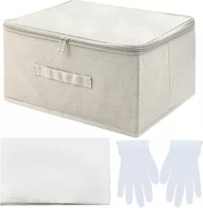 Wedding Dress Storage Box, Wedding Dress Preservation Box with 40 Sheets and ... - Picture 1 of 5