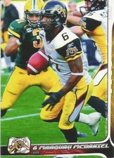 2010 EXTREME CFL MARQUAY McDANIEL HAMILTON TIGER-CATS (HAMPTON PIRATES)