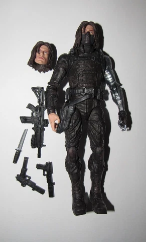 Marvel Legends figure Winter Soldier Flashback complete excellent Cover