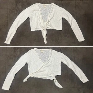 GUC Matilda Jane Float Shrug Ivory Sz 12 Girls Crop Cardigan Sweater Spring 2014 - Picture 1 of 8