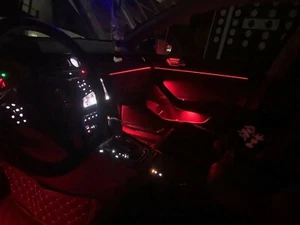 64 color Illuminated Retrofit LED Ambient Atmosphere light For VW golf mk7 mk7.5 - Picture 1 of 10