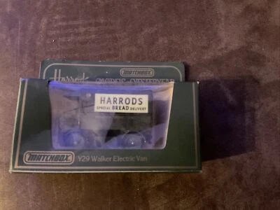 Furgoneta eléctrica Matchbox Models of Yesteryear Y29 - 1919 - Harrods Foto 1 de 4