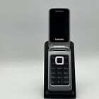 gebraucht Samsung Flip phone •GT-C3520 - Silber Metallic • geprüft funktioniert