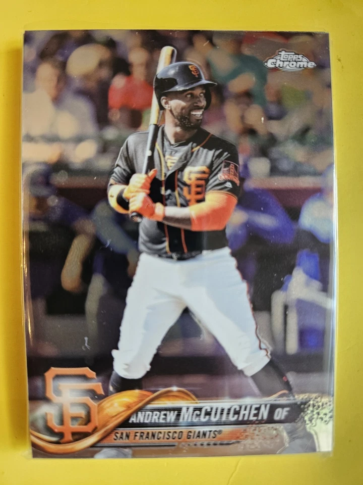 (10) 2018 Topps Chrome #74 Andrew McCutchen Lot - San Francisco Giants - Image 1 of 1