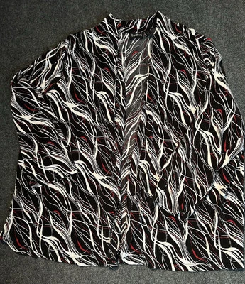 Maggie Barnes Womens Plus 2x Open Stretch Long Sleeve Tunic Cardigan - Image 1 of 4