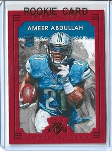 Ameer Abdullah - 2015 Panini Gridiron Kings #132 - Rookie RC - Detroit Lions - Imagen 1 de 2