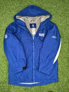 Reebok Jacket/NFL Indianapolis Colts On Field Hooded Jacket M 10/12 - Picture 1 of 5