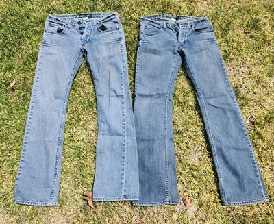 Matix Gripper Slim Straight Dark Wash Jeans Mens 28 X 30 2 Pair - Image 1 of 4