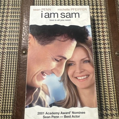 I Am Sam (VHS,2002) Sean Penn, Michelle Pfeiffer. RARE - Image 1 of 4