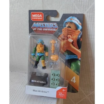 Mega Bloks Construx Masters of The Universe FWV52 Man-At-Arms Figure Model - Image 1 of 4