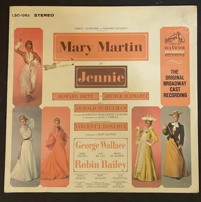 still sealed MARY MARTIN as JENNIE 1963 Original Broadway Cast LP RCA LSO-1083 - Image 1 of 2