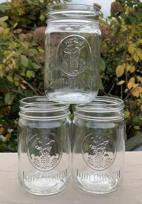 3 vasos de cóctel Slim Chickens Restaurant Mason Jar 12 oz en relieve Foto 1 de 4