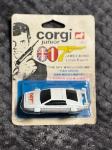 NIB 1976 Mettoy Corgi Junior 60 ‘Lotus Esport’ James Bond, The Spy Who Loved Me - Picture 1 of 2