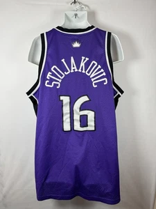 Sacramento Kings Peja Stojakovic Authentic Reebok Purple Jersey Mens Size XL - Picture 1 of 7