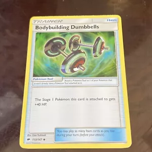 113/147 Manubri Bodybuilding - Ombre Brucianti - Carta Pokemon TCG non comune - Foto 1 di 2