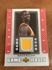 2007-08 Upper Deck Jersey Game Used Marvin Williams Atlanta Hawks VG W813