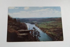 Postcard Wyalusing Rocks, Wyalusing, Pennsylvania 6/20/1962 unposted - Picture 1 of 3