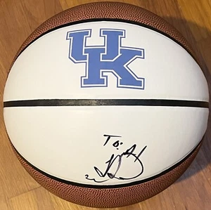 Tayshaun Prince Signed Autographed Kentucky Wildcats Logo Basketball Beckett - Picture 1 of 3