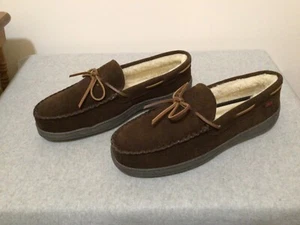 BASS Leather Upper Slippers - Men's Size 12M Brown - New! #BxSS-1 - Picture 1 of 7
