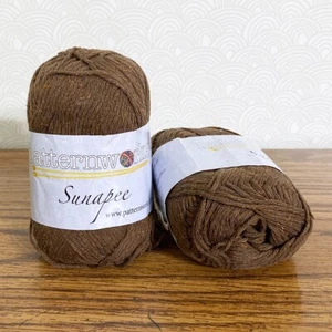 Hilo Patternworks Sunapee marrón 306 yd seda mezcla de algodón descontinuado - Imagen 1 de 7