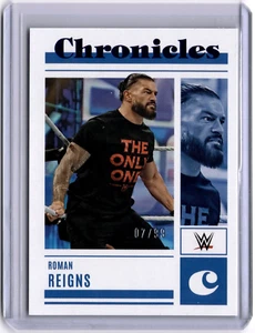 Roman Reigns 2023 Panini Chronicles WWE Azul #44 Smackdown #07/99 - Imagen 1 de 2