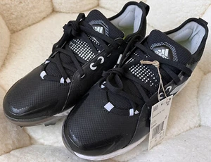 Botines de softbol Adidas PureHustle W TPU negros plateados blancos EG6681 para mujer talla 7” - Imagen 1 de 8