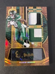 2021 Panini Gold Standard Elijah Moore RC Patch Gold Ink Auto /49 2 Color Patch - Bild 1 von 4