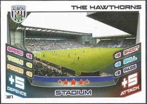 TOPPS MATCH ATTAX 2012-13- #307-WEST BROMWICH ALBION-THE HAWTHORNS - Picture 1 of 1
