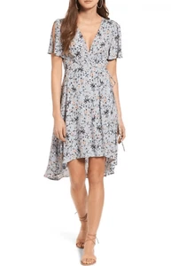 Abito avvolgente Astr The Label Adeline stampa floreale taglia M - Foto 1 di 12