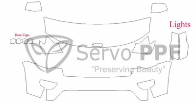 Precut 3M PRO 系列透明文胸套件适用于 17+ 吉普大切诺基 — 第 1/4 张图片