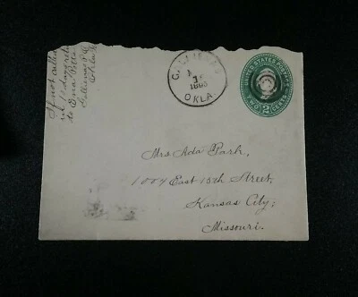 Обложка DPO GALLIENAS OK Cimarron County Ghost Town 1895 Helbock Scarcity рейтинг 5 - Изображение 1 из 4