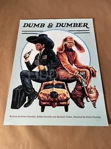 Impresión artística Mondo Style Zeb Love Dumb and Dumber variante azul #d firmada solo 3 - Imagen 1 de 6