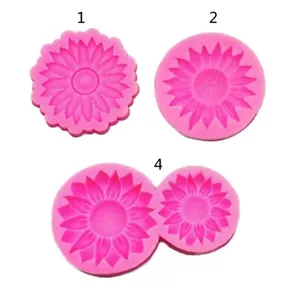 Diy Flower Silicone Mold Sunflower Shape Mold Car Aromatherapies Mold - Picture 1 of 11